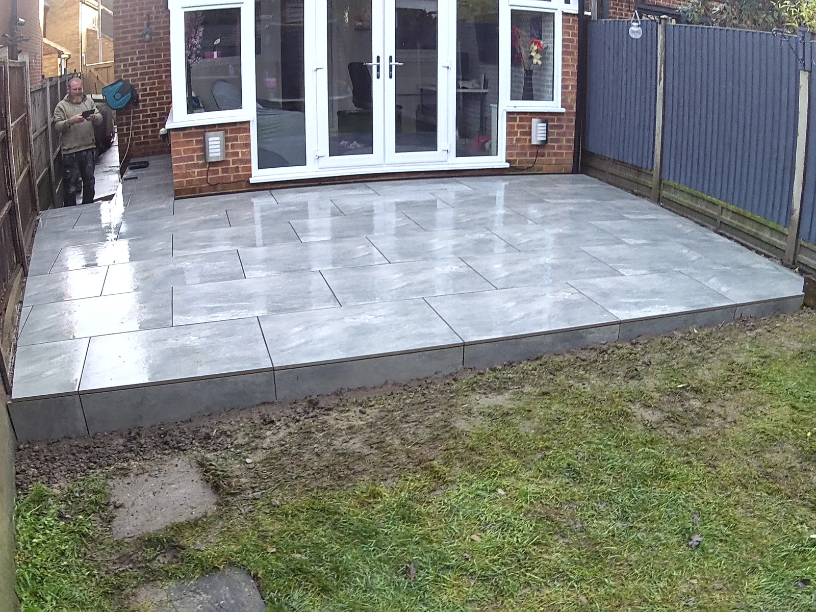 Garden and patio transformation by DJG Groundworks & Landscaping