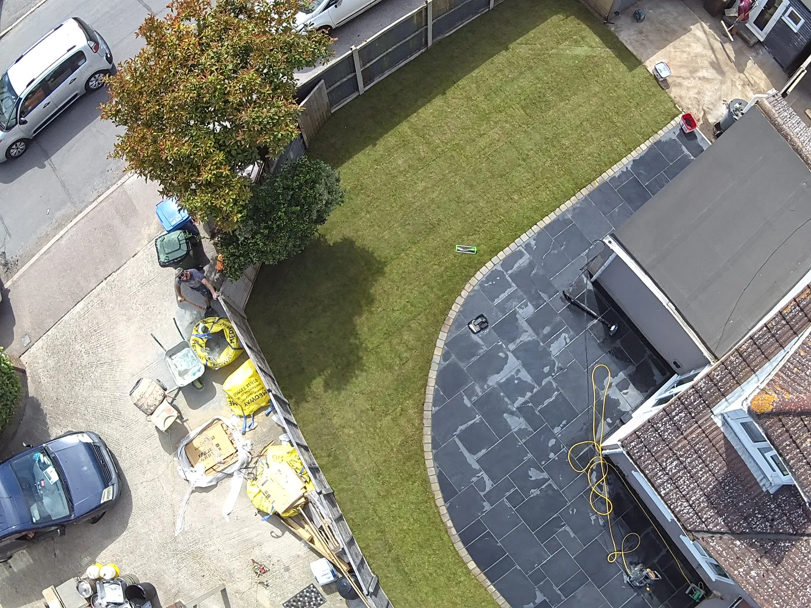 Garden and patio transformation by DJG Groundworks & Landscaping