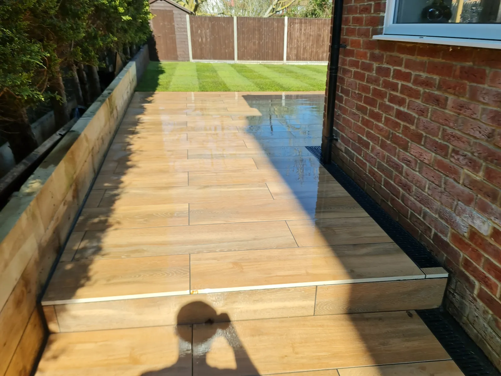 Garden and patio transformation by DJG Groundworks & Landscaping