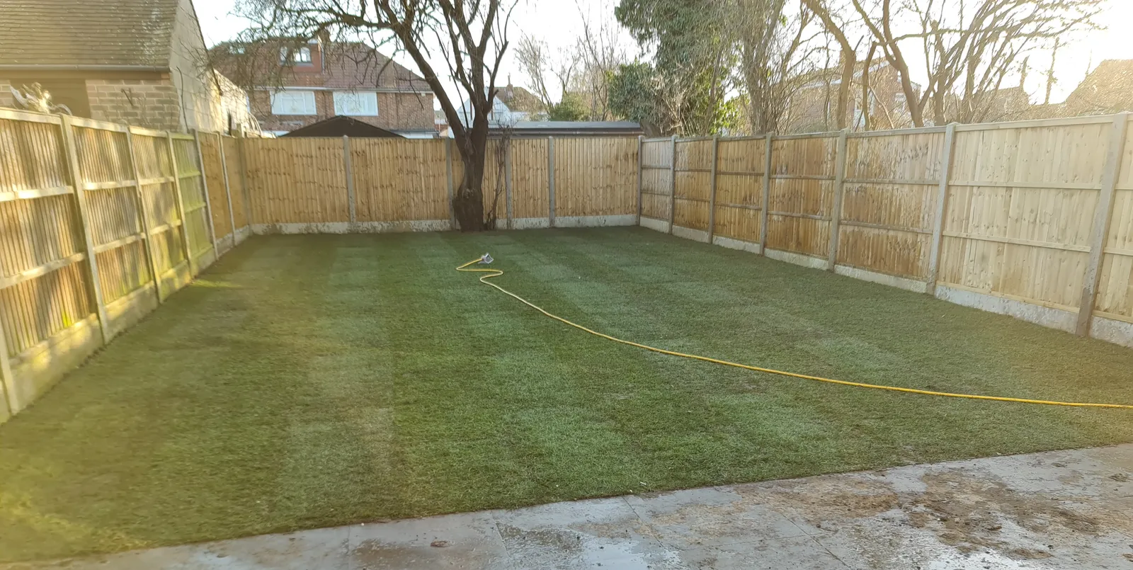 Turfing and artificial grass project by DJG Groundworks & Landscaping