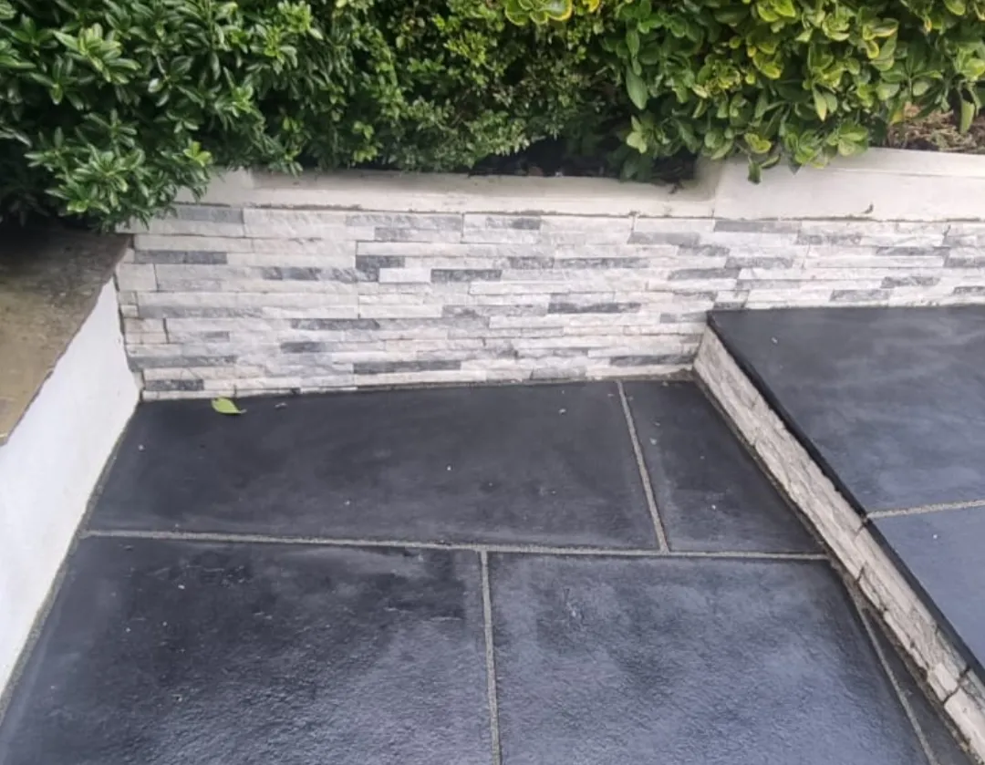 Retaining and garden wall project by DJG Groundworks & Landscaping