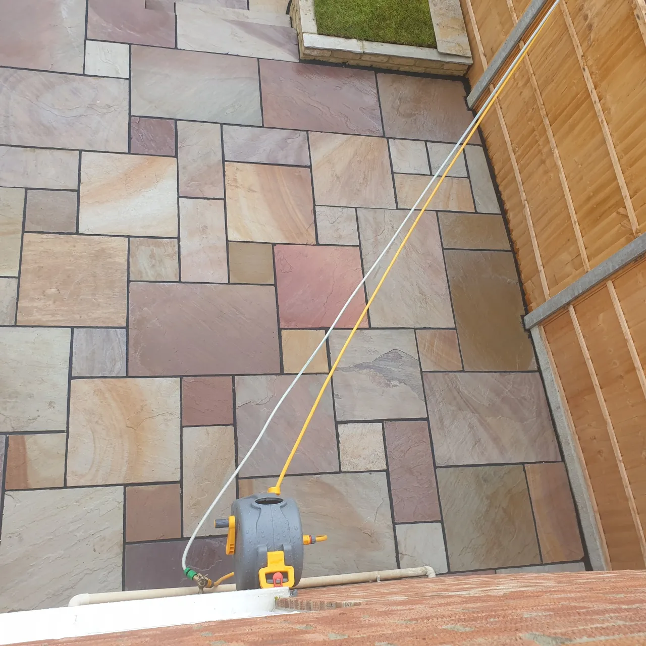 Garden and patio transformation by DJG Groundworks & Landscaping