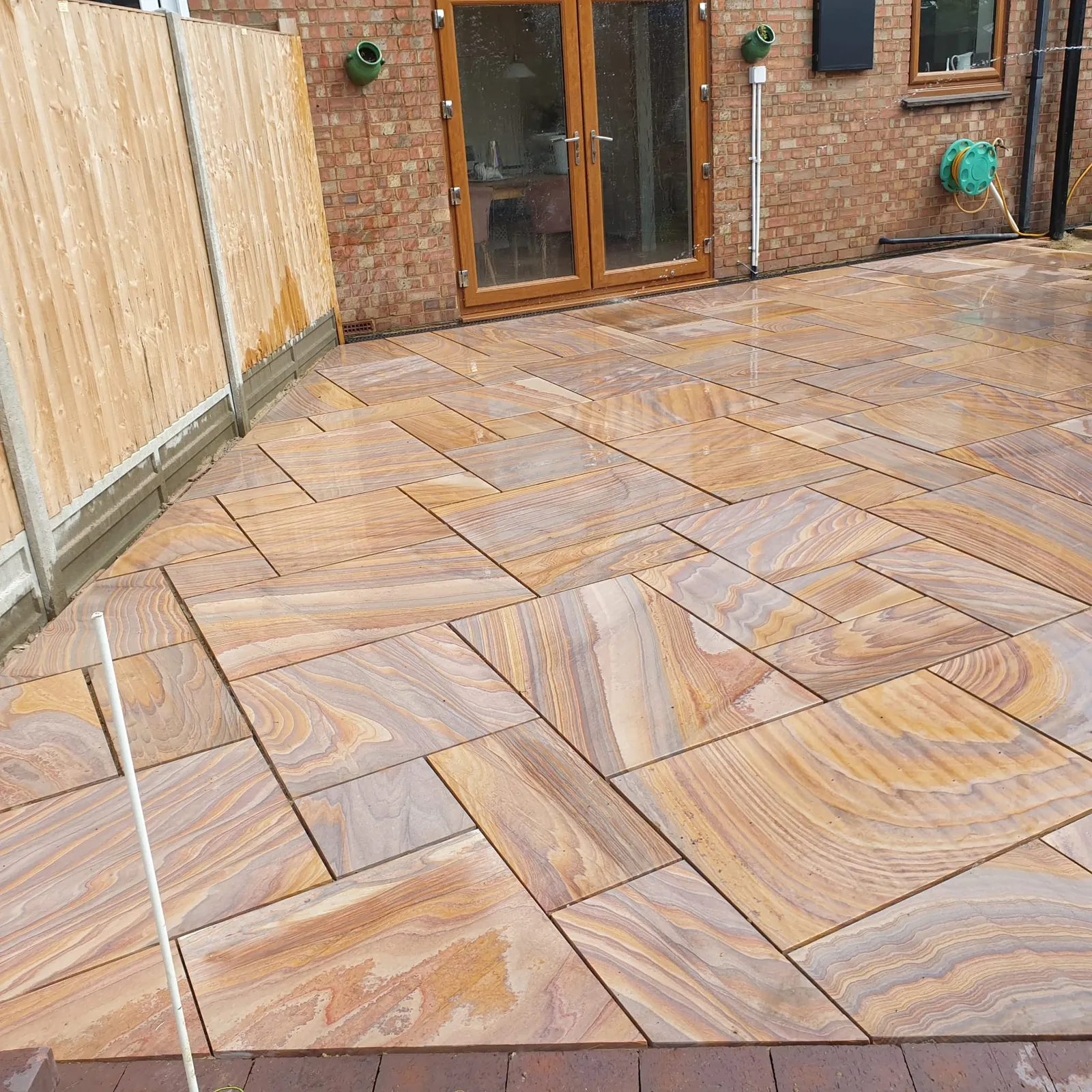 Sandstone patio project