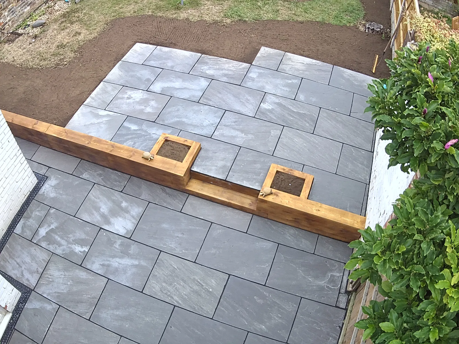 Garden and patio transformation by DJG Groundworks & Landscaping