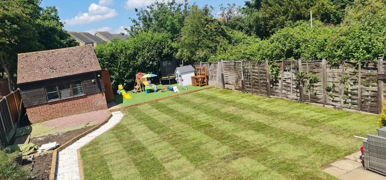 Turfing and artificial grass project by DJG Groundworks & Landscaping