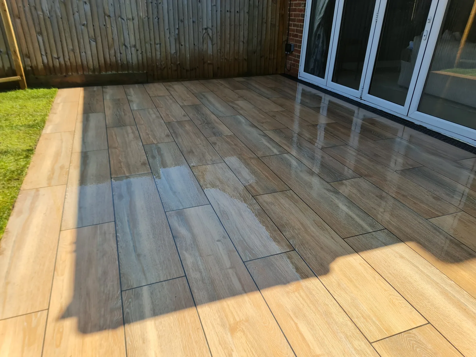 Garden and patio transformation by DJG Groundworks & Landscaping