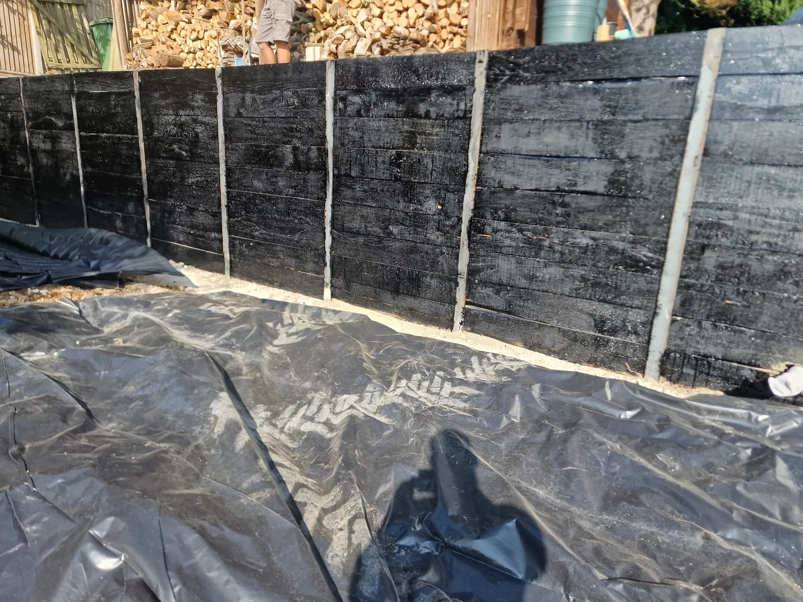 Retaining and garden wall project by DJG Groundworks & Landscaping