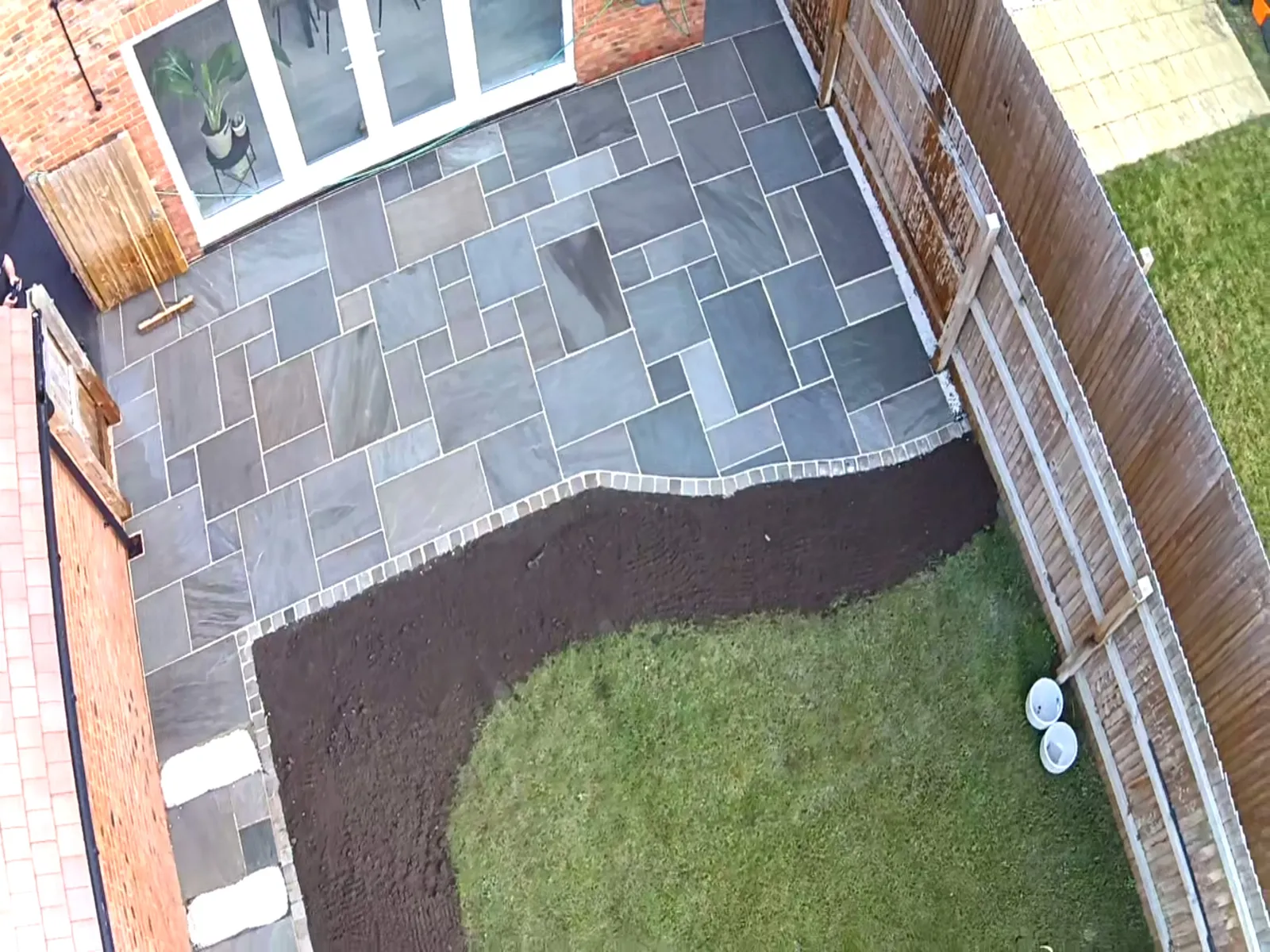 Garden and patio transformation by DJG Groundworks & Landscaping