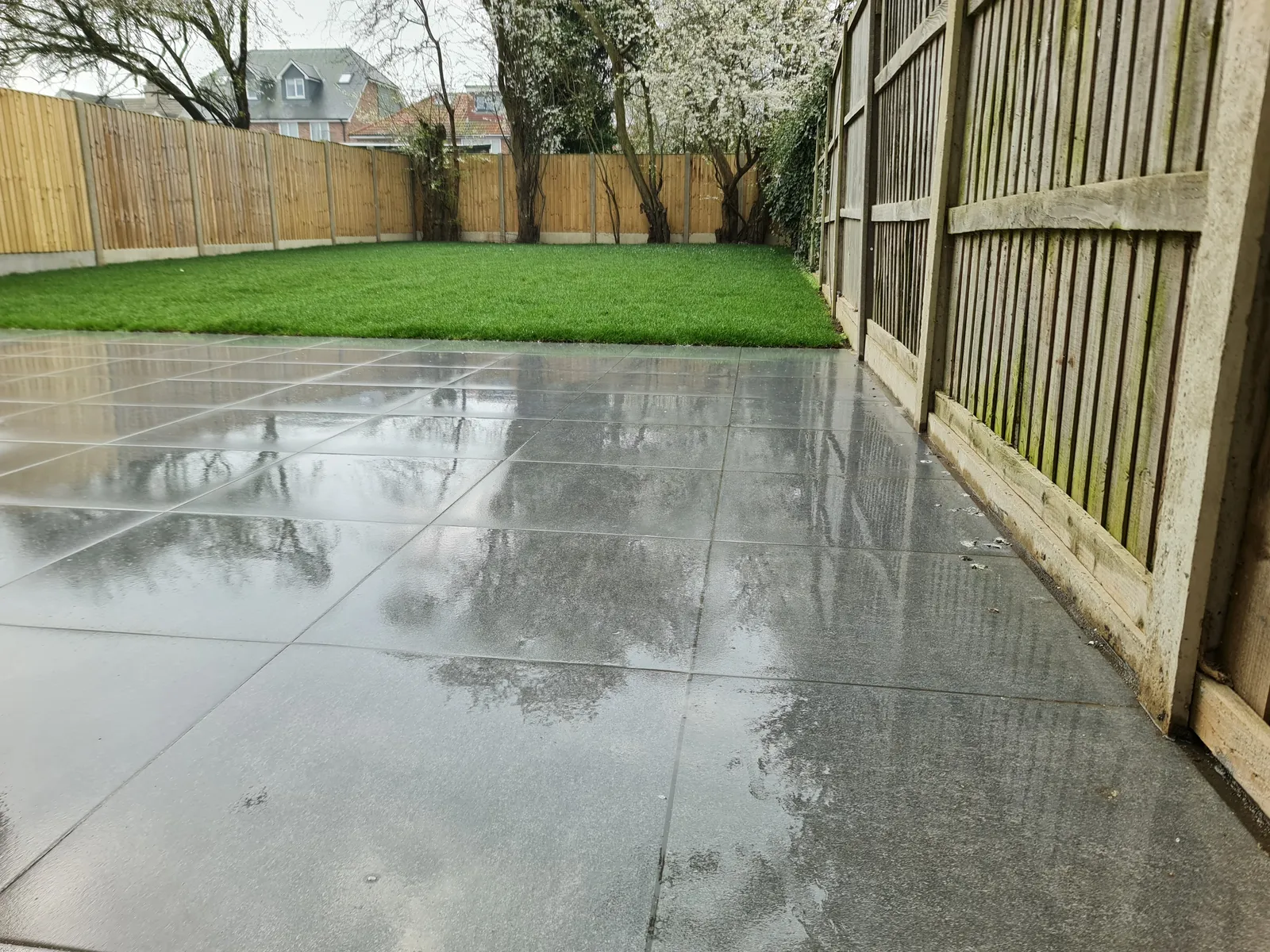 Garden and patio transformation by DJG Groundworks & Landscaping